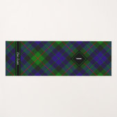 Clan Gunn Tartan Yoga Mat Yogamatte (Vorderseite (Horizontal))
