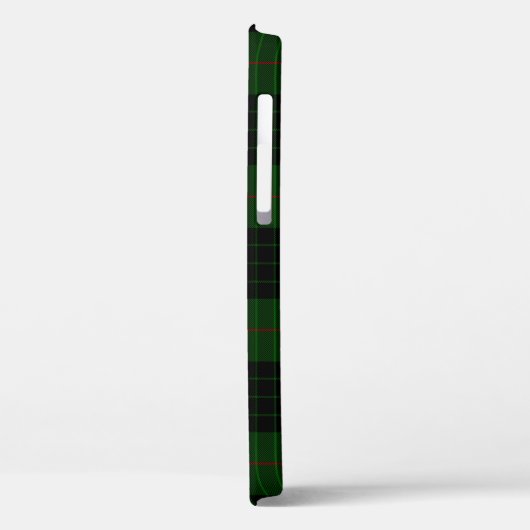 Clan Gunn Wappen Abzeichen und Tartan Case-Mate iPhone Hülle (Rückseite / Links)