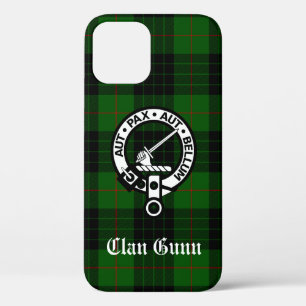 Clan Gunn Wappen Abzeichen und Tartan Case-Mate iPhone Hülle