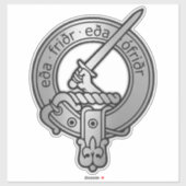 Clan Gunn Wappen (Alte Norse) Aufkleber (Blatt)
