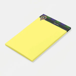 Clan Gunn Wappen Notes Post-it Klebezettel