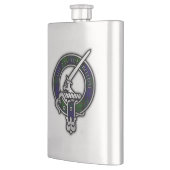 Clan Gunn Wappen & Tartan Flask Flachmann (Links)