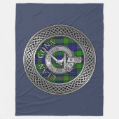 Clan Gunn Wappen & Tartan Knot Fleece Blanket (Vorderseite)