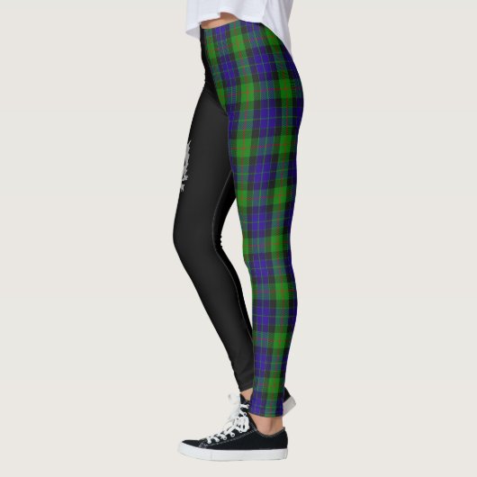 Clan Gunn Wappen & Tartan Leggings (Links)