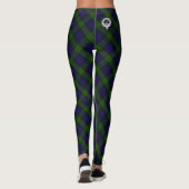 Clan Gunn Wappen & Tartan Leggings (Rückseite)