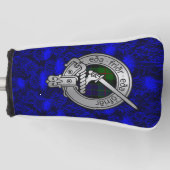 Clan Gunn Wappen & Tartan on Thistle Golf Headcover (Vorderseite)