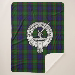 Clan Gunn Wappen & Tartan Sherpadecke