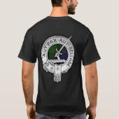 Clan Gunn Wappen & Tartan T-Shirt (Rückseite)