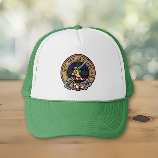 Clan Gunn Wappen Trucker Hat Truckerkappe
