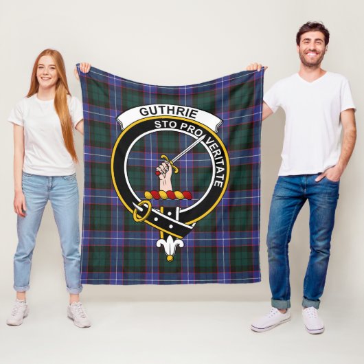 Clan Guthrie Modern Tartan Kariert Fleecedecke (Beispiel)