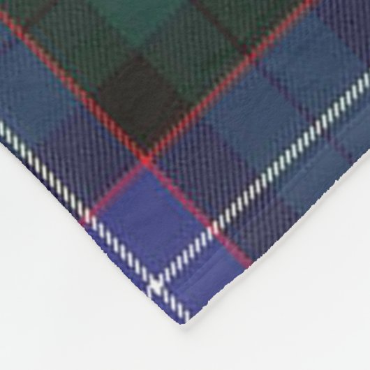 Clan Guthrie Modern Tartan Kariert Fleecedecke (Ecke)