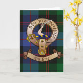 Clan Guthrie Notecards Karte (Gelbe Blume)