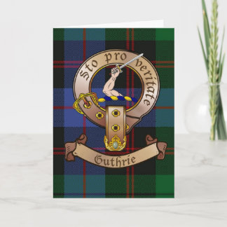 Clan Guthrie Notecards Karte
