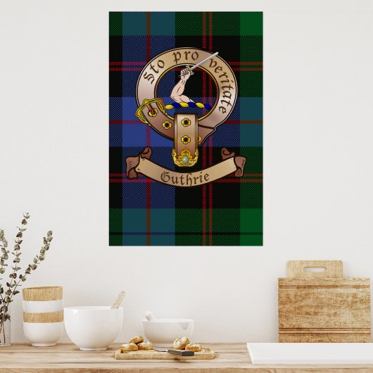 Clan Guthrie Prints Poster (Küche)