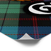 Clan Guthrie Scottish Tartan Poster (Ecke)
