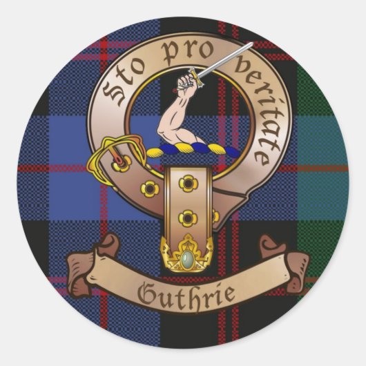Clan Guthrie Stickers (Vorderseite)