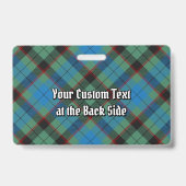 Clan Guthrie Tartan Ausweis (Rückseite)