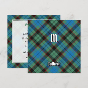 Clan Guthrie Tartan Einladung