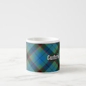 Clan Guthrie Tartan Espressotasse (Vorderseite)