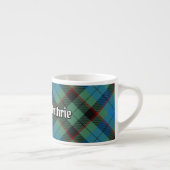 Clan Guthrie Tartan Espressotasse (Rechts)