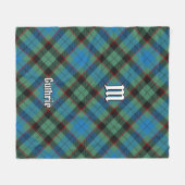 Clan Guthrie Tartan Fleecedecke (Vorderseite (Horizontal))