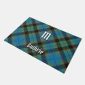 Clan Guthrie Tartan Fußmatte (Schrägansicht)