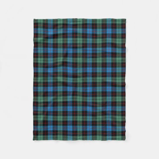 Clan Guthrie Tartan Kariert Fleecedecke (Vorderseite)