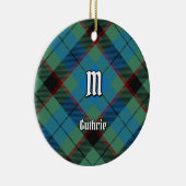 Clan Guthrie Tartan Keramik Ornament (Rechts)