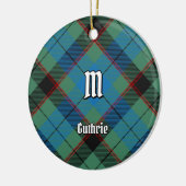 Clan Guthrie Tartan Keramik Ornament (Links)