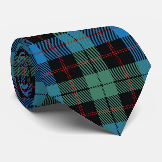 Clan Guthrie Tartan Krawatte (Gerollt)