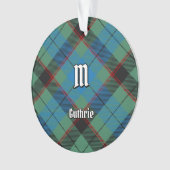 Clan Guthrie Tartan Ornament (Vorderseite)