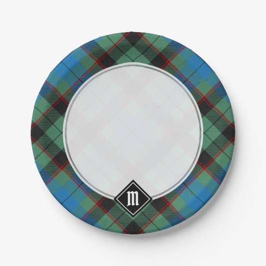 Clan Guthrie Tartan Pappteller (Vorderseite)