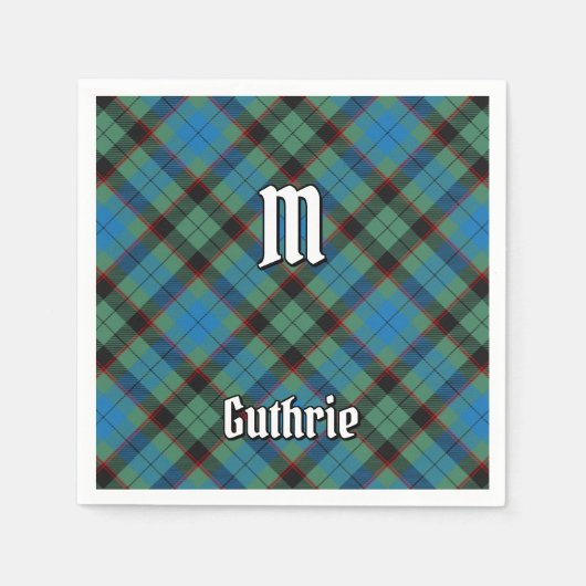 Clan Guthrie Tartan Serviette (Vorderseite)