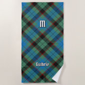 Clan Guthrie Tartan Strandtuch (Vorderseite)