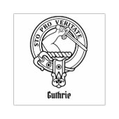 Clan Guthrie Wappen Rubber Briefmarke Gummistempel (Prägung)