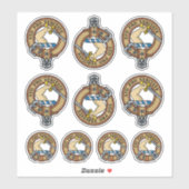 Clan Guthrie Wappen Sticker Set (Blatt)