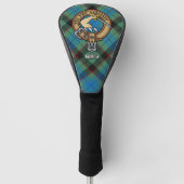 Clan Guthrie Wappen über Tartan Golf Headcover (Vorderseite)