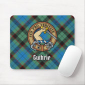 Clan Guthrie Wappen über Tartan Mousepad (Mit Mouse)