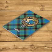 Clan Guthrie Wappen über Tartan Notizblock