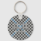 Clan Haig Check Karo Schlüsselanhänger (Rückseite)