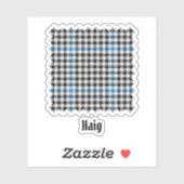 Clan Haig Check Karomuster Aufkleber (Blatt)