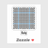 Clan Haig Check Tartan Aufkleber (Blatt)