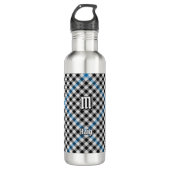 Clan Haig Check Tartan Edelstahlflasche (Vorderseite)