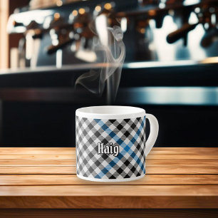 Clan Haig Check Tartan Espressotasse