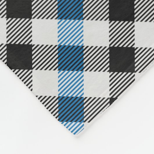 Clan Haig Check Tartan Fleecedecke (Ecke)