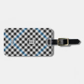 Clan Haig Check Tartan Gepäckanhänger (Vorderseite horizontal)