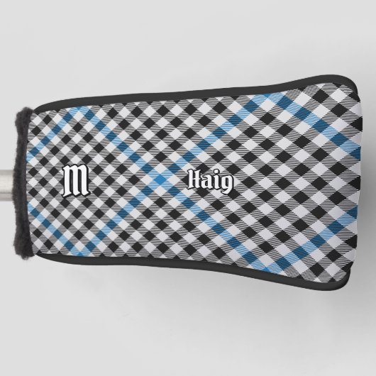 Clan Haig Check Tartan Golf Headcover (Vorderseite)
