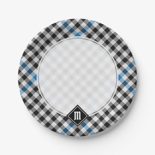 Clan Haig Check-Tartan Pappteller (Vorderseite)