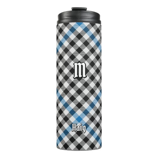 Clan Haig Check Tartan Thermosbecher (Vorderseite)