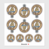 Clan Haig Crest Aufkleber Set (Blatt)